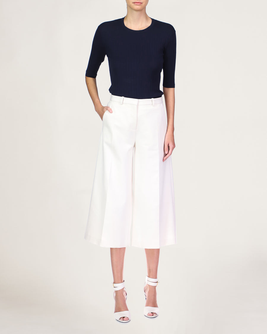 Theo Cropped Wide Leg Pant