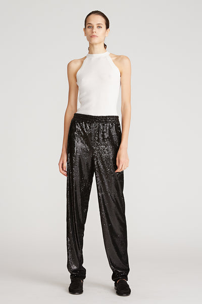 Halston - Hannah Sequin Pant - Black