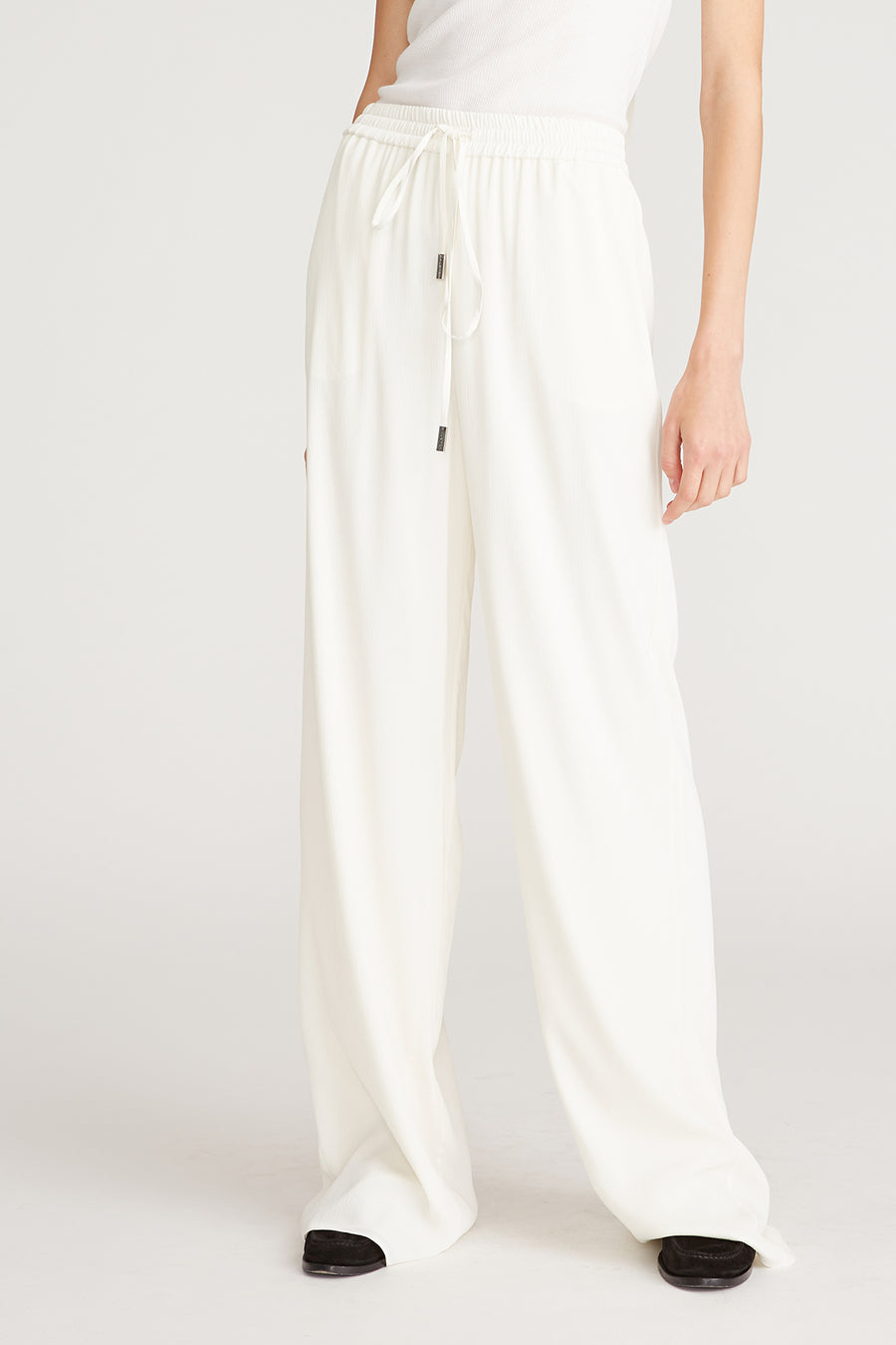 Fawn Crepeon Wide Leg Pant