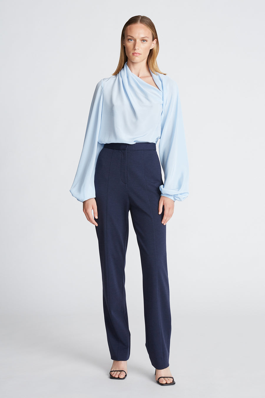 Collins Pant In Knit Suiting – Halston