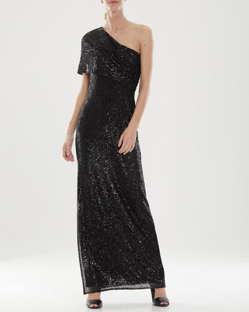 Diana Linear Sequin Gown